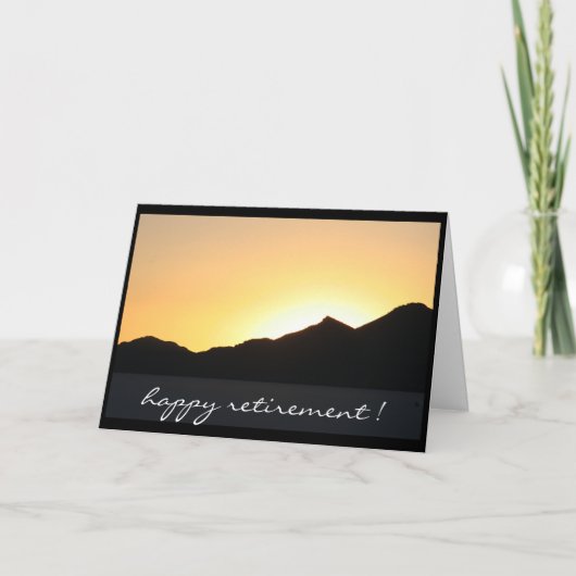 Carte au coucher du soleil (Devant)