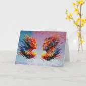 Carte Au début... (Fleur jaune)