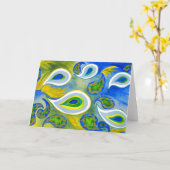 Carte Au début (Fleur jaune)