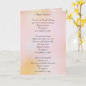 Carte Au-delà de comparer un poème (Fleur jaune)