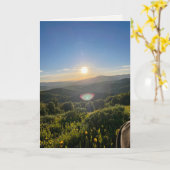 Carte Au-delà de l'horizon (Fleur jaune)