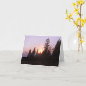 Carte Au-delà des arbres...... (Fleur jaune)