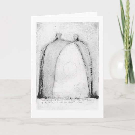 Carte Au-delà du poème par Rumi Card (Devant)