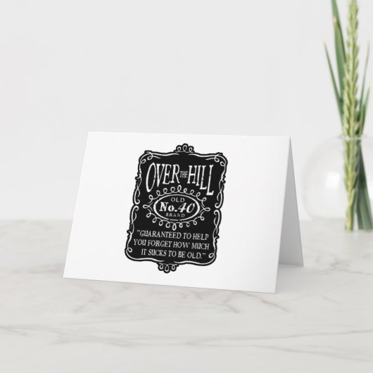 Carte Au-dessus de la colline 40e anniversaire (Devant)