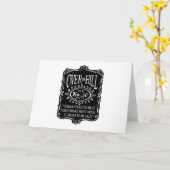 Carte Au-dessus de la colline 50e anniversaire (Fleur jaune)