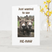 CARTE **AU-DESSUS DE LA COLLINE** JUSTE AUTOUR DE L'HUMO (Fleur jaune)