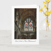 Carte Au-dessus de l'autel de la chapelle - Bonne chance (Fleur jaune)