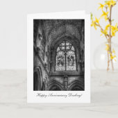 Carte Au-dessus de l'autel de la chapelle - Joyeux Anniv (Fleur jaune)