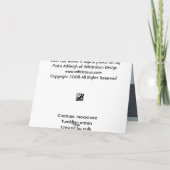 Carte Au-dessus des vagues (Dos)