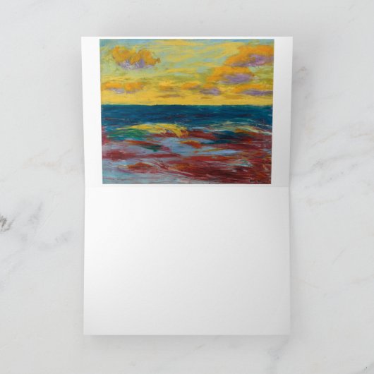 Carte Au large d'Alsen | Emil Nolde | (Intérieur)