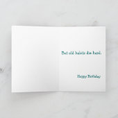 Carte Au lieu d'une carte, j'allais vous donner un cadea (Intérieur)