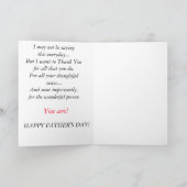 Carte Au meilleur papa (Intérieur)