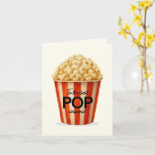 Carte Au Meilleur Pop Autour (Fleur jaune)