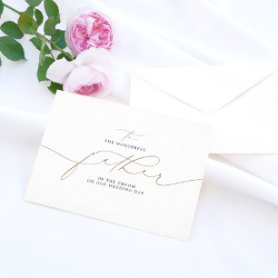 Carte Au Merveilleux Père Du Jour De Mariage De La Salle