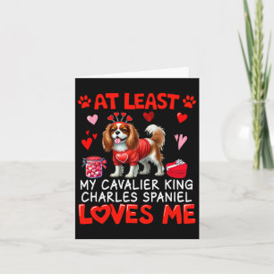 Carte Au moins Cavalier King Charles Spaniel m'aimant V