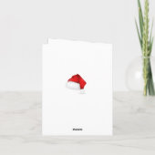 Carte Au moins, vous avez moi! - Drôle de Noël (Dos)