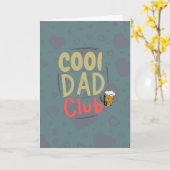 Carte Au papa le plus cool – Joyeux message de fête des (Fleur jaune)