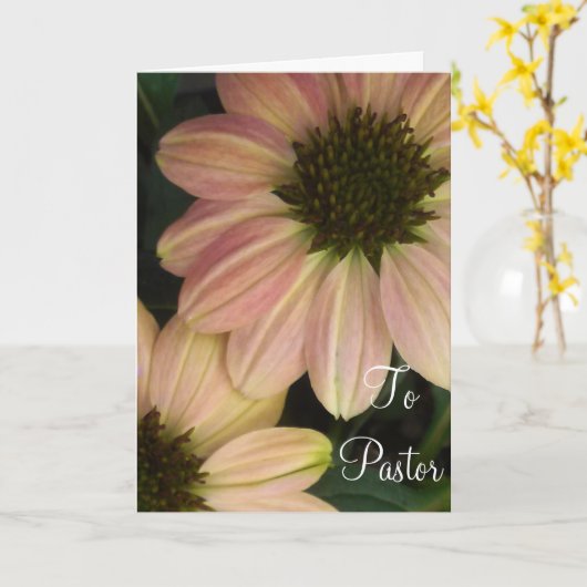 Carte Au pasteur (Fleur jaune)