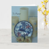 Carte Au pasteur et à la femme (Fleur jaune)