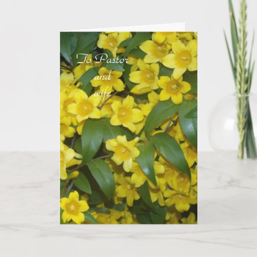 Carte Au pasteur et à la femme (Devant)