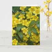 Carte Au pasteur et à la femme (Fleur jaune)