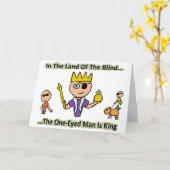 Carte Au Pays Des Aveugles (Fleur jaune)