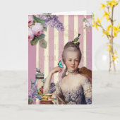 Carte Au petit Trianon de Thé - s'est levé le joyeux (Fleur jaune)