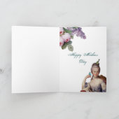 Carte Au petit Trianon - jour de Thé de mères (Intérieur)