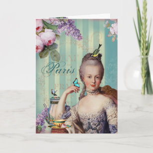 Cartes Marie Antoinette D Anniversaire Zazzle Be