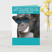 Carte Au plus beau mari du monde ! (Fleur jaune)