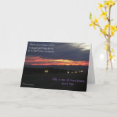 Carte Au revoir (Fleur jaune)