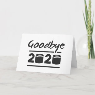 Carte Au revoir 2020 Papier toilette – c'est enfin termi