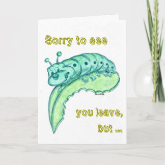 Carte Au revoir carte/carte de félicitations