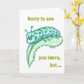 Carte Au revoir carte/carte de félicitations (Fleur jaune)