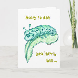 Carte Au revoir carte/carte de félicitations