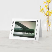 CARTE AU REVOIR ET BONNE CHANCE À VOUS=VOUS ALLEZ ME MAN (Fleur jaune)