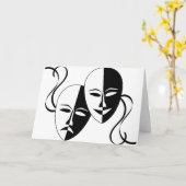 Carte Au théâtre ! (Fleur jaune)