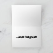 Carte Au travail, j’étais fatigué, maintenant je suis re (Intérieur)