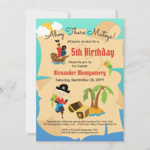 Carte au trésor amusante personnalisée pour l'anni
