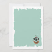 Carte au trésor pirate 4e anniversaire (Dos)