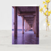 Carte Aube Violette Au Quai De Scripps (Fleur jaune)