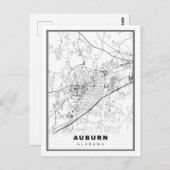 Carte Auburn (Devant / Derrière)