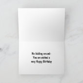 CARTE AUCUN ANNIVERSAIRE HEUREUX (Intérieur)