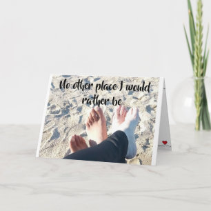 CARTE "AUCUN AUTRE ENDROIT QUE JE SOUHAITERAIS ÊTRE" **N