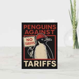 Carte Aucun Pingouin Résiste Aux Manifestations De Pingo