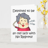 Carte Aucun regret (Fleur jaune)