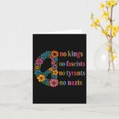 Carte Aucun Rois En Amérique Ne Manifeste Pour La Paix F (Fleur jaune)