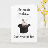 Carte AUCUNE CHANCE MAGIQUE=SEULEMENT COOL16e ANNIVERSAI (Fleur jaune)