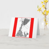 Carte Aucuns cintres de fil ! (Fleur jaune)