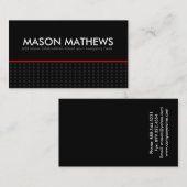 Carte audacieuse de profil (Devant / Derrière)